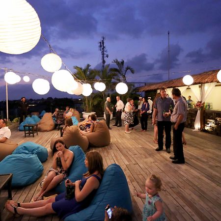 巴厘曼迪拉海滩Spa度假酒店 勒吉安 外观 照片 Rooftop bar in Tulum