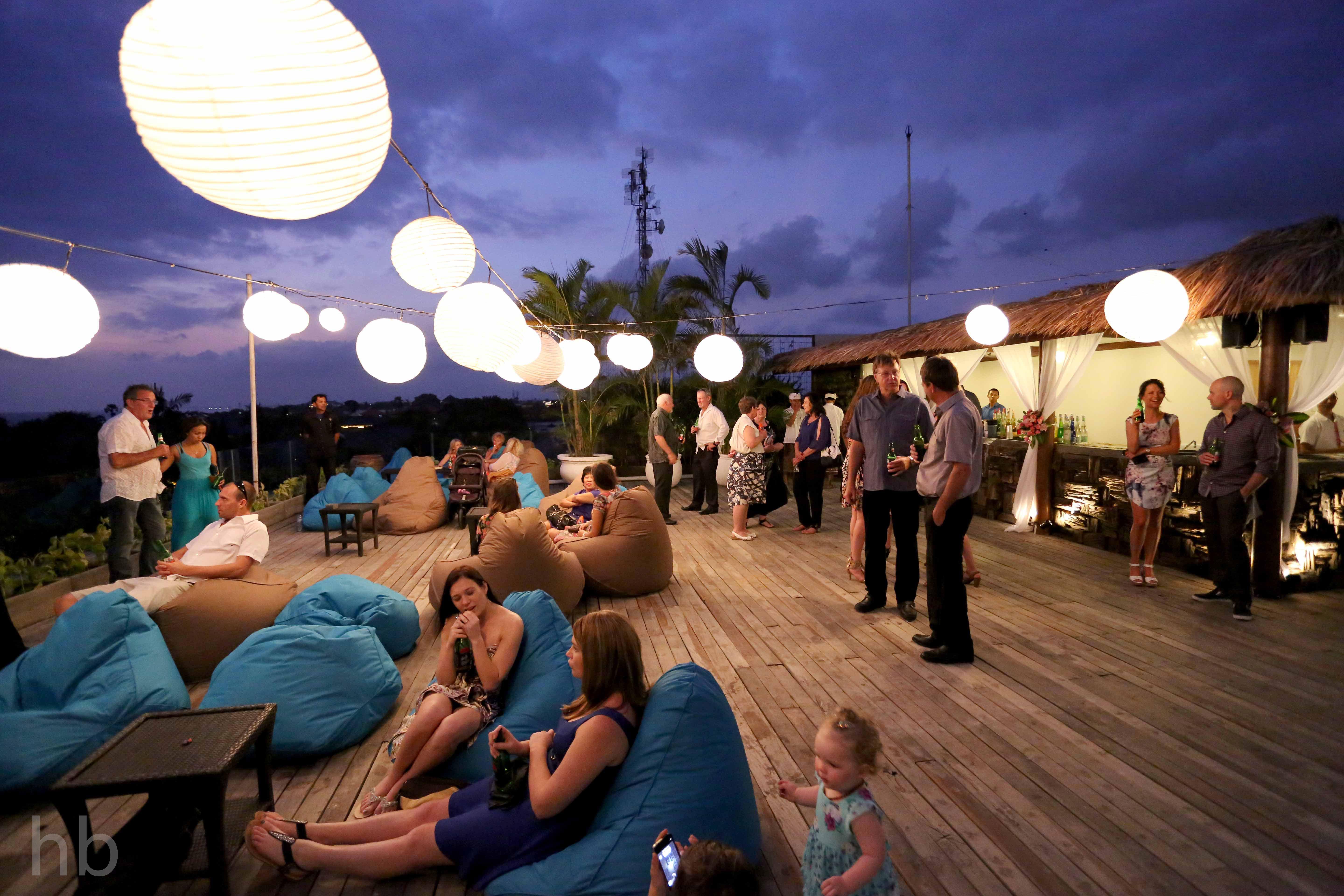 巴厘曼迪拉海滩Spa度假酒店 勒吉安 外观 照片 Rooftop bar in Tulum