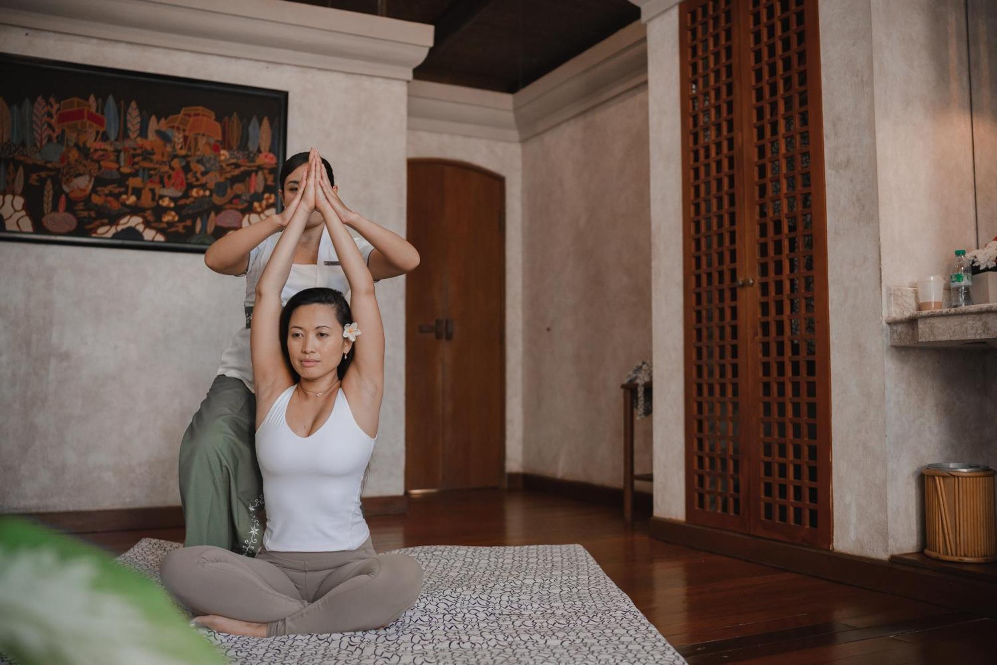 巴厘曼迪拉海滩Spa度假酒店 勒吉安 外观 照片 Thai massage