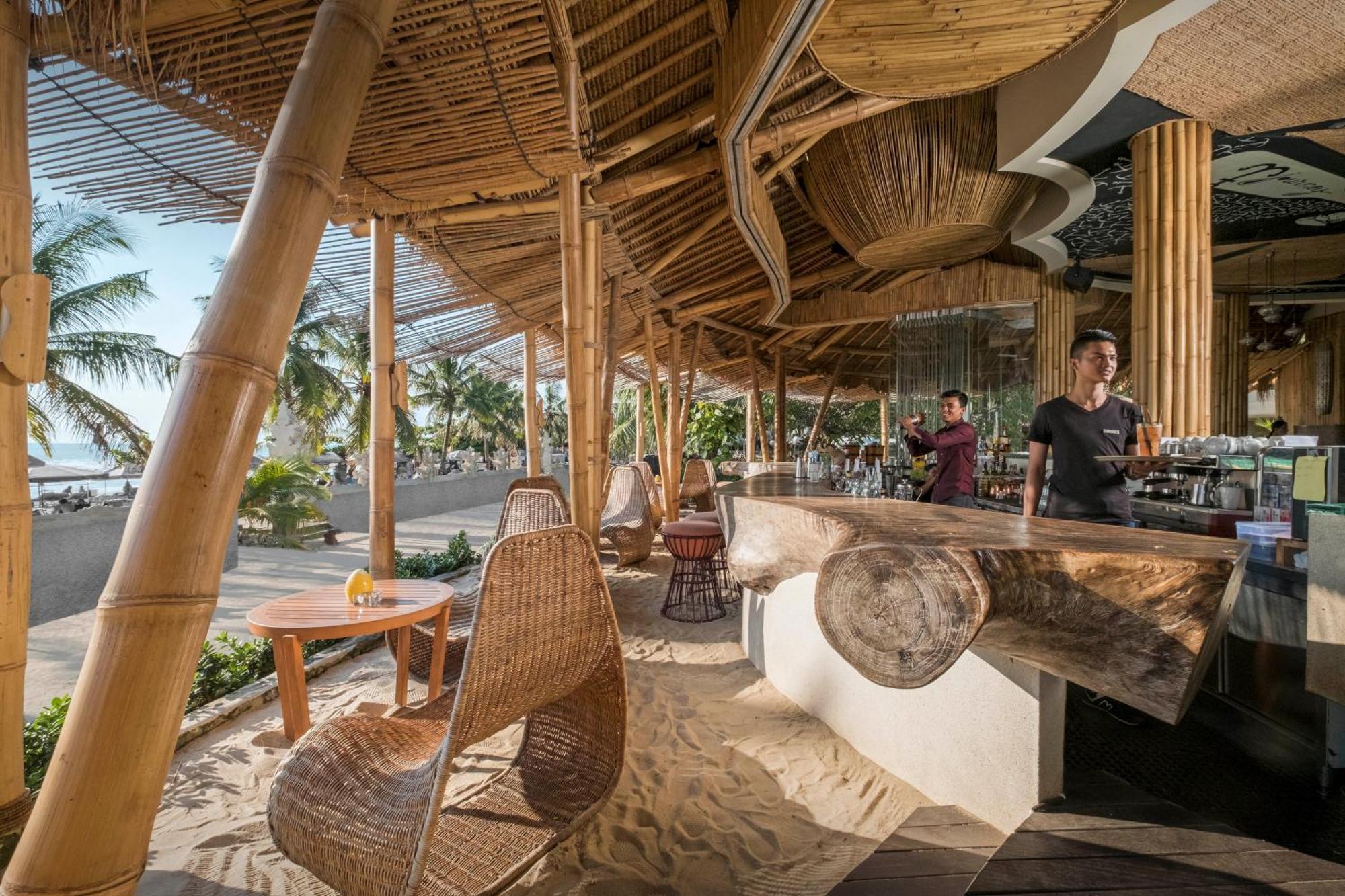 巴厘曼迪拉海滩Spa度假酒店 勒吉安 外观 照片 The Beach Club